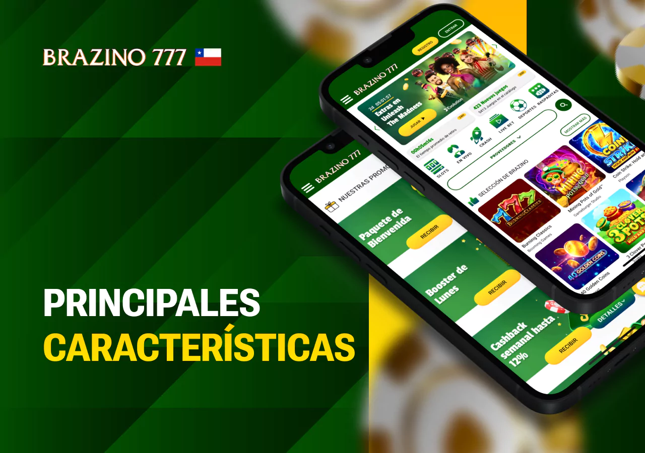 Características de la casa de apuestas de casino online en Chile