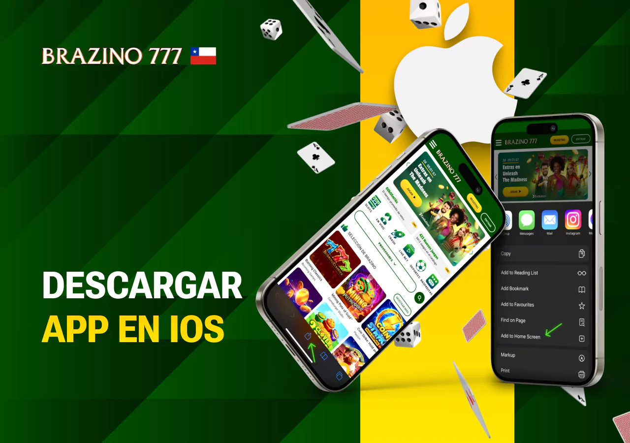 Acceso rápido a casinos en línea en dispositivos iOS